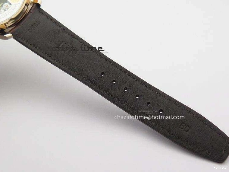 MIROTIME 0128 Fashionable Portuguese Real PR RG IW500701 ZF 1:1 Best Edition On Brown Leather Strap A52010 V 7302